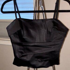 Aritzia Wilfred Satin Corset Top